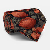 Edgy Christmas Gift For Boyfriend Ranunculus Flora Stropdas (Opgerold)