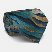 Edgy Dad Gifts Tiger Skin Stropdas (Opgerold)