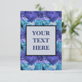 "Edgy DIY Print - Zine Style Halftone Grunge Kaart (Staand voorkant)