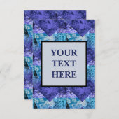 "Edgy DIY Print - Zine Style Halftone Grunge Kaart (Voorkant / Achterkant)