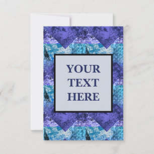 "Edgy DIY Print - Zine Style Halftone Grunge Kaart