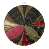 Edgy Earth Kaleidoscoop Art Print Dartbord (Voorkant)