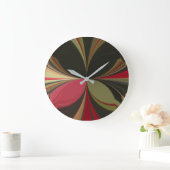 Edgy Earth Kaleidoscoop Art Print Grote Klok (Huis)