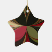 Edgy Earth Kaleidoscoop Art Print Keramisch Ornament (Rechts)