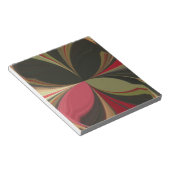 Edgy Earth Kaleidoscoop Art Print Notitieblok (Schuin)