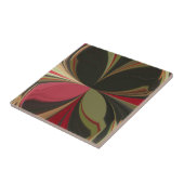 Edgy Earth Kaleidoscoop Art Print Tegeltje (Zijkant)