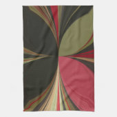 Edgy Earth Kaleidoscoop Art Print Theedoek (Verticaal)