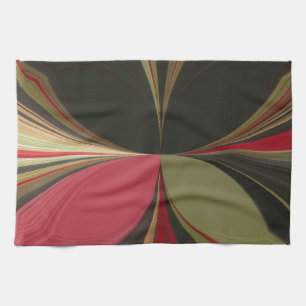Edgy Earth Kaleidoscoop Kunstprint Theedoek
