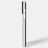 Edgy en luxe zwart-wit patroon iPhone Case-Mate iPhone Case (Achterkant / Links)