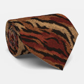 Edgy Fathers Day Animal Print Stropdas (Opgerold)