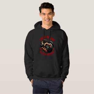 Edgy "Geloven in Niets" Skeptische Streetwear - Do Hoodie