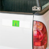Edgy Geometrical Neon Design Bumpersticker (Op Truck)