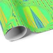 Edgy Geometrical Neon Design Cadeaupapier (Rol Hoek)