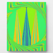 Edgy Geometrical Neon Design Fotoplaat (Voorkant)