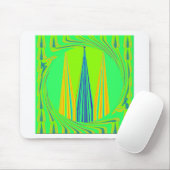 Edgy Geometrical Neon Design Muismat (Met muis)