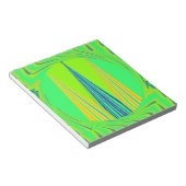 Edgy Geometrical Neon Design Notitieblok (Schuin)