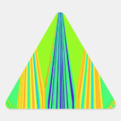 Edgy Geometrical Neon Design Sticker (Voorkant)