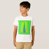 Edgy Geometrical Neon Design T-shirt (Voorkant volledig)
