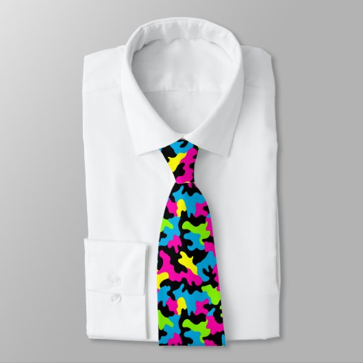 Edgy Gift Ideas Camo Print Stropdas (Gebonden)