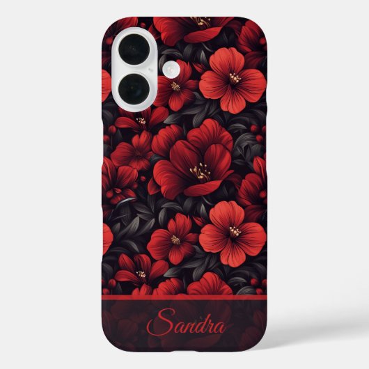 Edgy Girls Gift Rose Name Case-Mate iPhone Case (Achterkant)