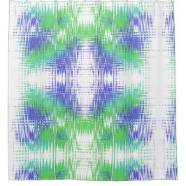 Edgy glitch effect eigentijdse huisstijl douchegordijn