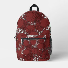Edgy Grunge Backpack – Trendy & Bold Bedrukte Rugzak