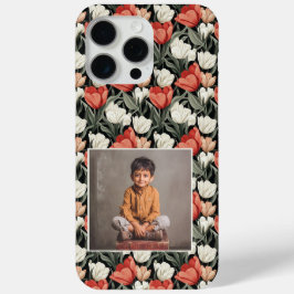 Edgy Holiday Gift Tulip Flower Photo  iPhone 15 Pro Max Hoesje