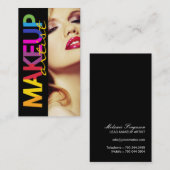 EDGY MAKEUP ARTIST VISITEKAARTJE (Voorkant / Achterkant)