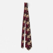 Edgy Menswear Ties Gardenias Floral Stropdas (Achterkant)