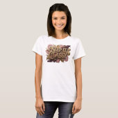 Edgy Oranje KEEP IT CLASSY Shirt Ontwerp (Voorkant volledig)