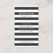 Edgy Retro Mod Hair Stylist, Salon, Blogger II Visitekaartje (Achterkant)