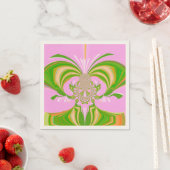 Edgy Roze Chic Motief Servetten (Insitu)
