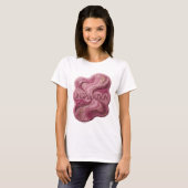 Edgy Roze INSPIRATIE Custom T-shirt (Voorkant volledig)