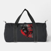 Edgy Samurai Warrior Japanese Red Sun Duffel Bag Plunjezak (Voorkant)