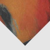 Edgy Seventies Vrouw Decoupage Tissuepapier (Detail)