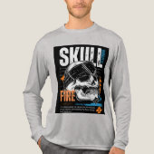 Edgy Skull Graphic T-Shirt Design (Voorkant volledig)