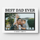 Edgy Typografie Best Pap Ever Photo Fotoplaat (voorkant)