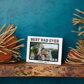 Edgy Typografie Best Pap Ever Photo Fotoplaat (Zijkant)