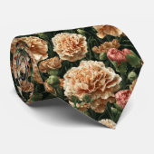 Edgy Valentine Gifts For Boyfriend Carnation Stropdas (Opgerold)