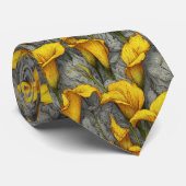 Edgy Valentine Gifts For Dad Calla Lilies Stropdas (Opgerold)