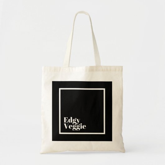 Edgy Veggie Canvas tas (Voorkant)