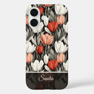 Edgy Verjaardagsfeest Tulp Maatwerk iPhone 16 Hoesje