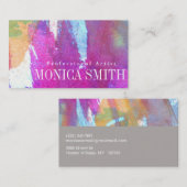 Edgy Waterverf Visitekaartje (Voorkant / Achterkant)