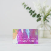 Edgy Waterverf Visitekaartje (Staand voorkant)