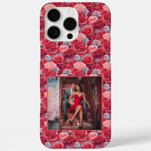 Edgy Wedding Gift Rose Flower Photo  Case-Mate iPhone Case (Achterkant)