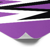 Edgy Zigzag Energy Poster (Hoek)