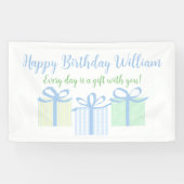 EDIAG Boy Verjaardagsbanner Spandoek (Horizontaal)