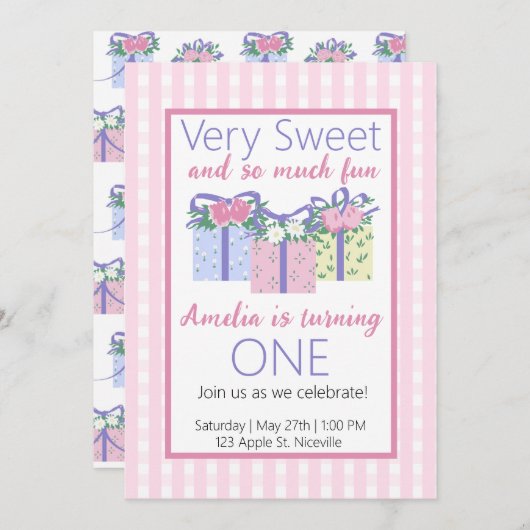 EDIAG verjaardagsuitnodiging Kaart (Voorkant / Achterkant)