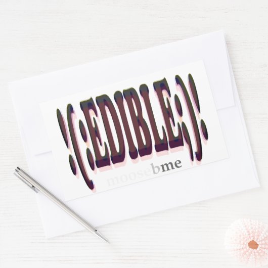 EDIBLE RECHTHOEKIGE STICKER (Envelop)