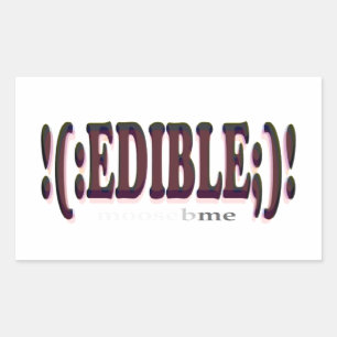 EDIBLE RECHTHOEKIGE STICKER